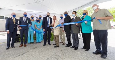 Meadowview Cancer Ribbon Cutting Meadowview Cancer Ribbon Cutting