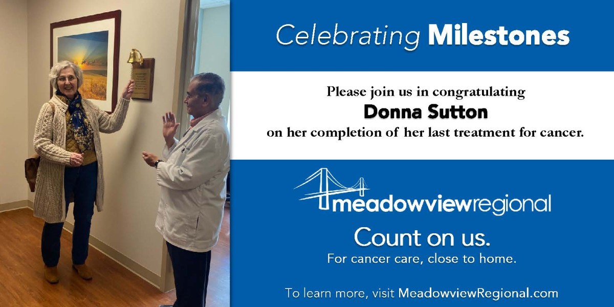 Celebrating Milestones: Donna Sutton